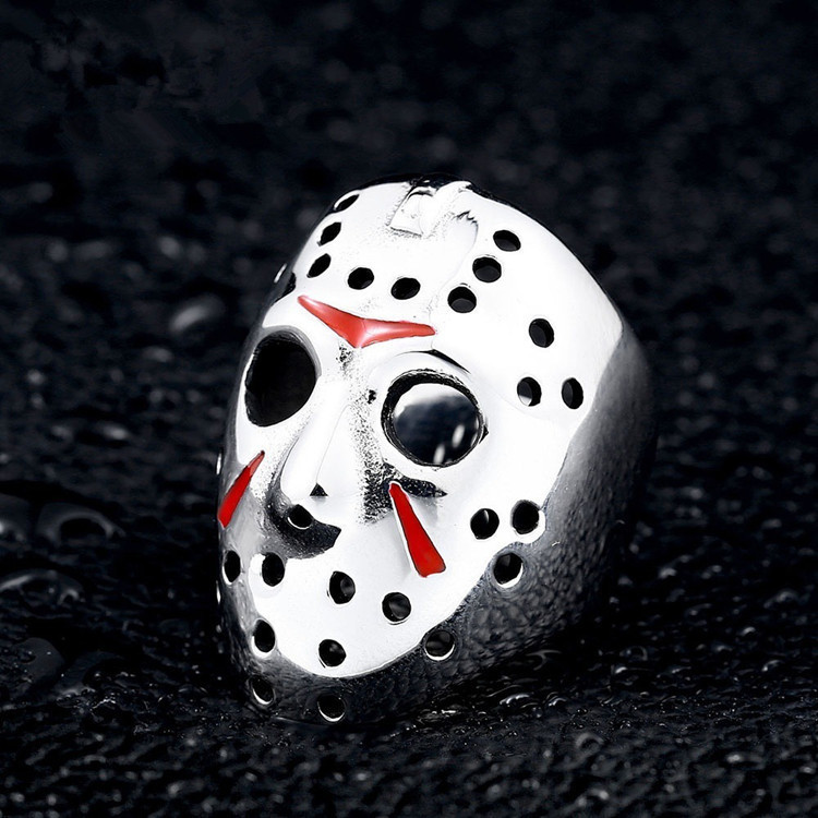 Title 5, Fashion Alloy Electroplated Silver Cute Skull Ring