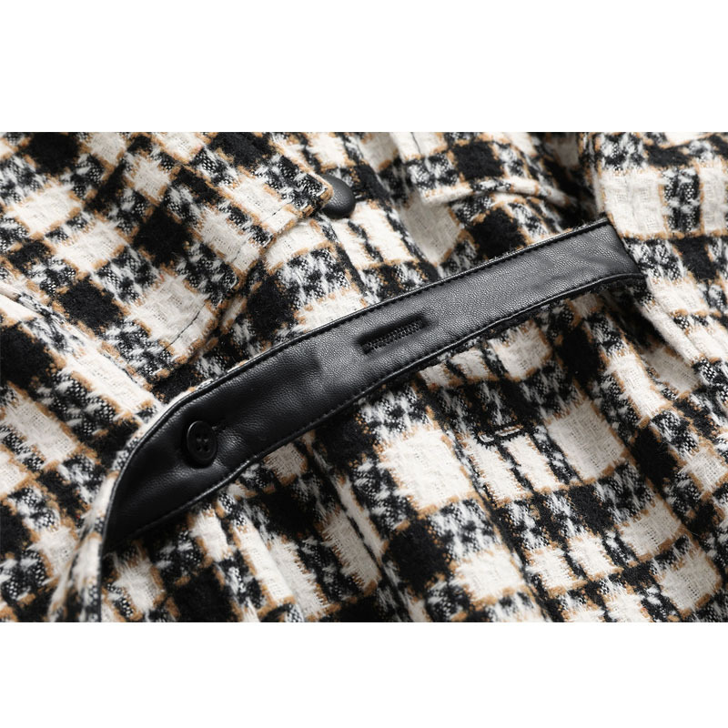 The New Korean Version Of Loose Waist Thin Gingham Cloth