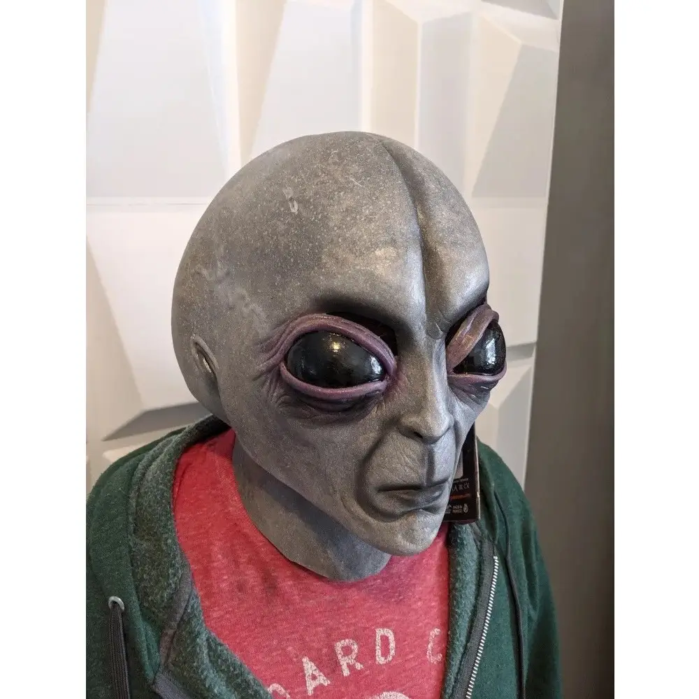 Grey Alien Latex Mask, photo 3