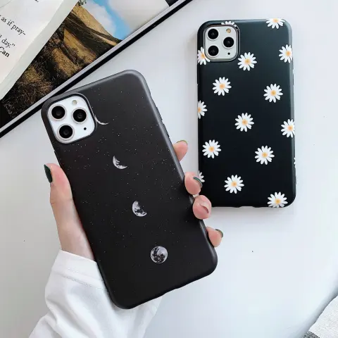 Fashion Chrysanthemum Phone Case Starry Sky X Moon