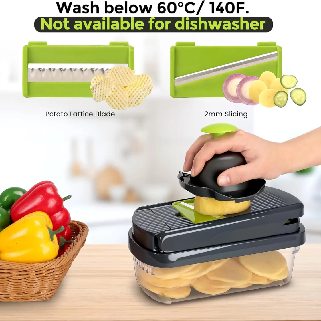 Vegetable Chopper, 12 In 1 Food Veggie