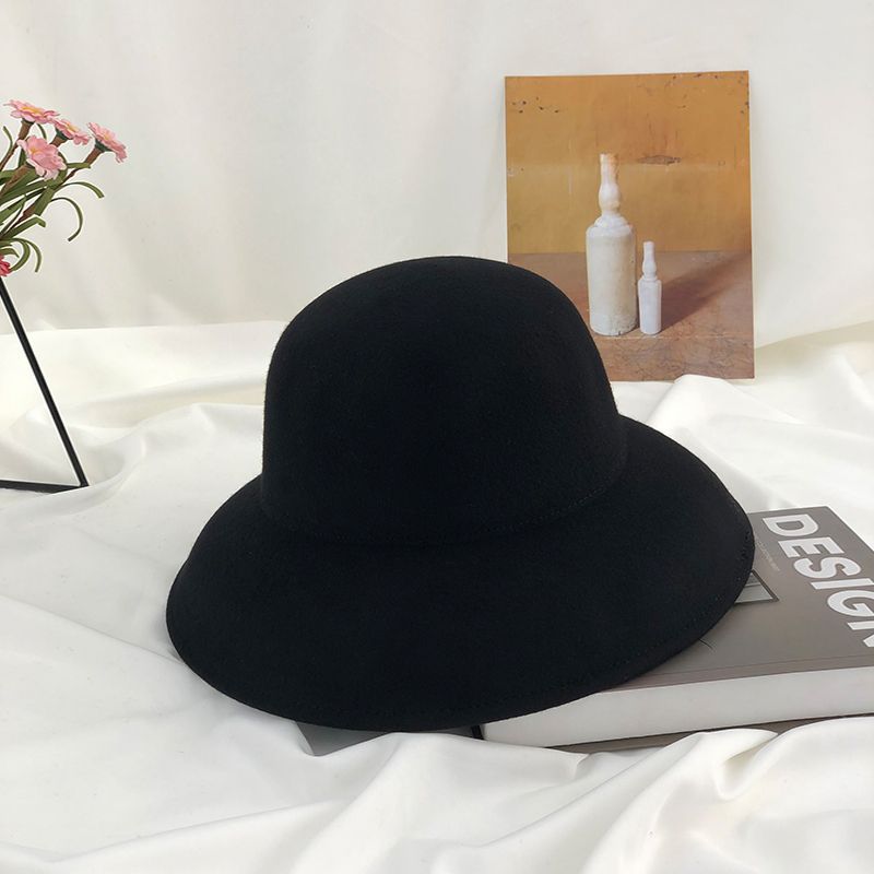 Women's Fashion Retro Solid Color Fisherman's Hat