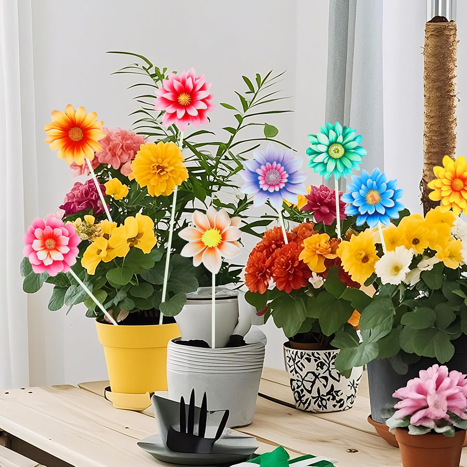 Flower Garden Stakes, 14 Pieces