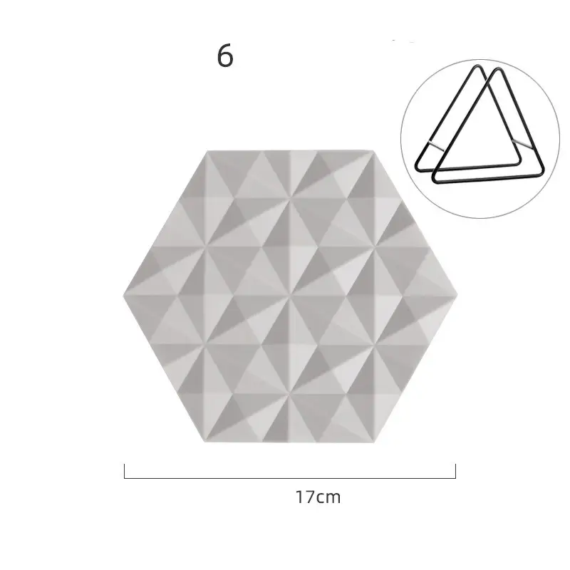 Table Insulation Pad Silicone Light Luxury Placemat Anti-scalding Anti-slip Pad