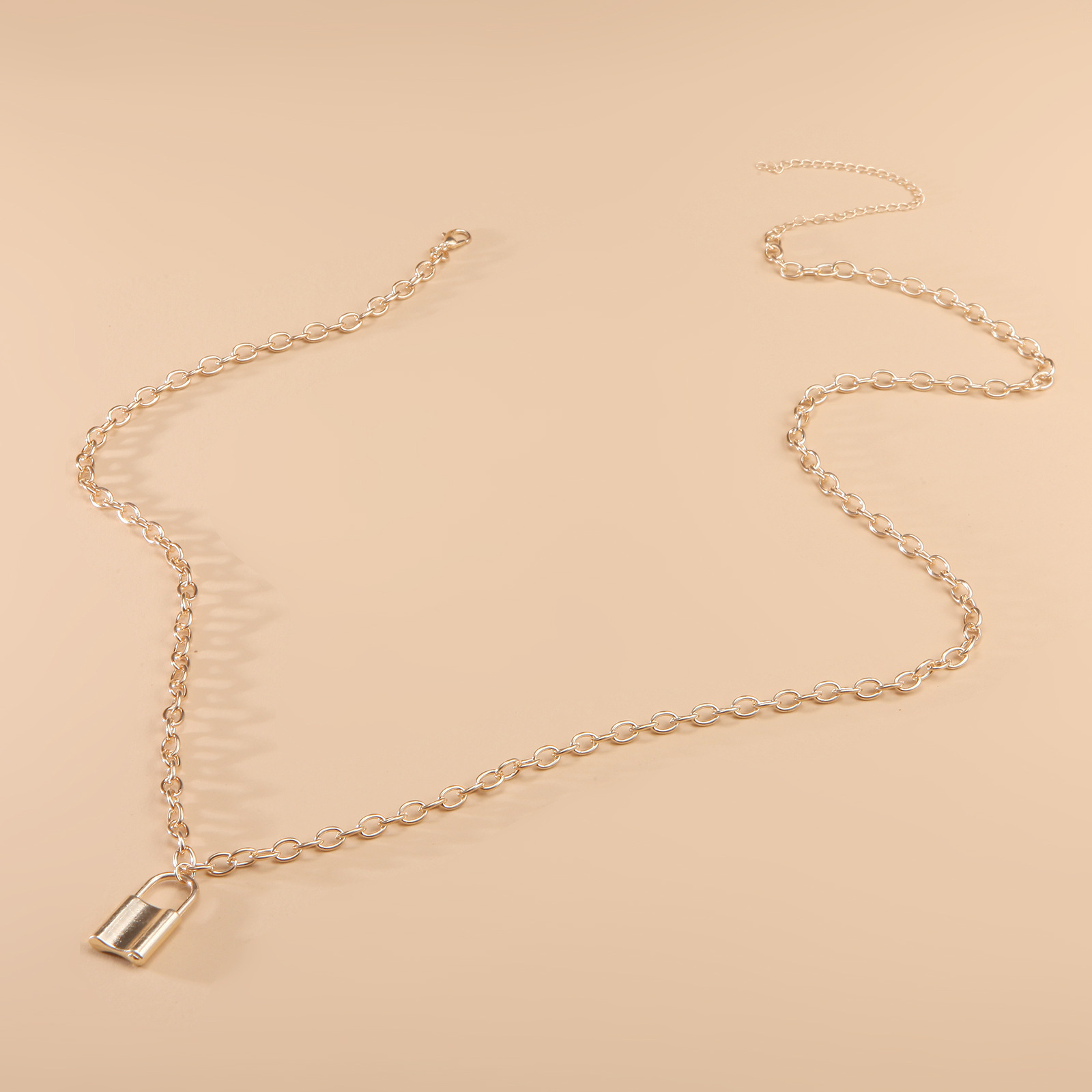 Fashion Titanium Steel Lock Pendant Waist Chain