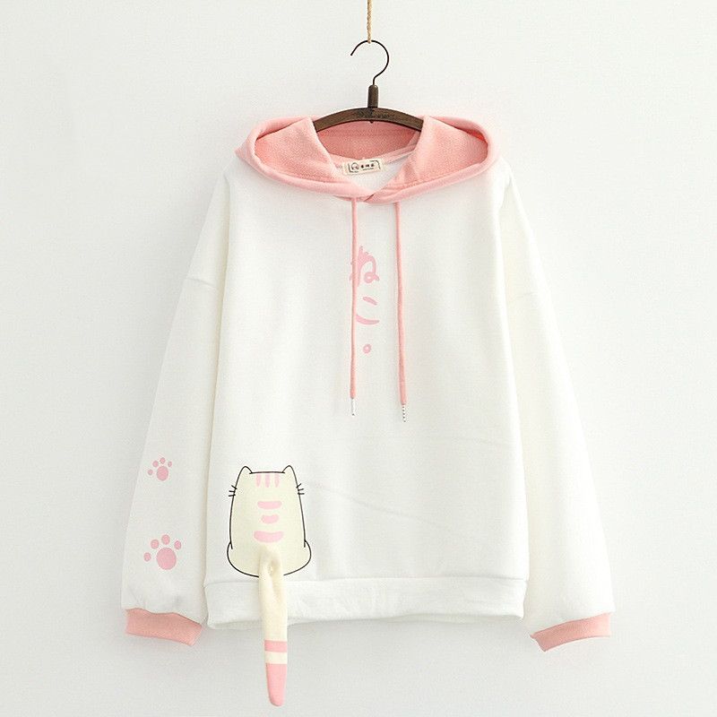 Title 4, Cat warm hoodie with back tail