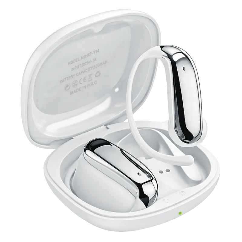 KP-114 Best-selling Wireless Bluetooth Ear-hook Headphones High-Quality Audio, Low Latency For Music Gaming Factory Stock Available