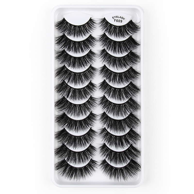 3D European And American Cat Eye False Eyelashes Are Naturally Thick And Fluffy Y609 - Shop at LoveMi