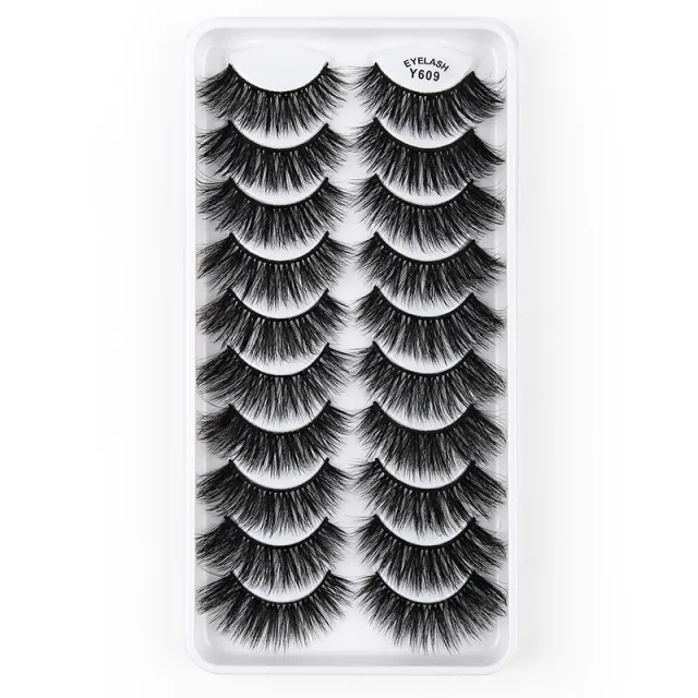 3D European And American Cat Eye False Eyelashes Are Naturally Thick And Fluffy Y609 - Shop at LoveMi