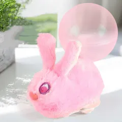 Simulated Hamster Rabbit Electric Rolling Ball Cat Toy - Little Pink Rabbit - View 1