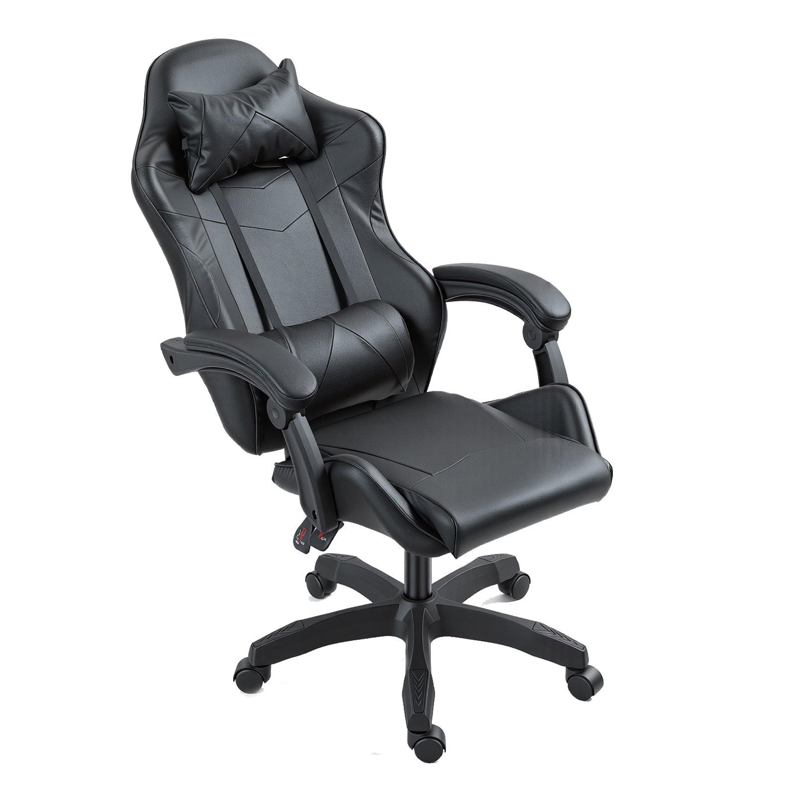 Gaming Reclining Swivel Chair For Adults,Ergonomic Racing PC With Lumbar Support — image 3