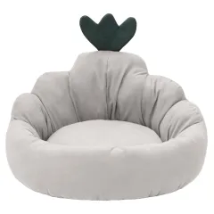 Carrot Kennel Universal In All Seasons Small And Medium-sized Dogs Dog Mats Teddy Pomeranian Corgi Dog Beds Winter Warm Cat Litters - Light Grey - View 1