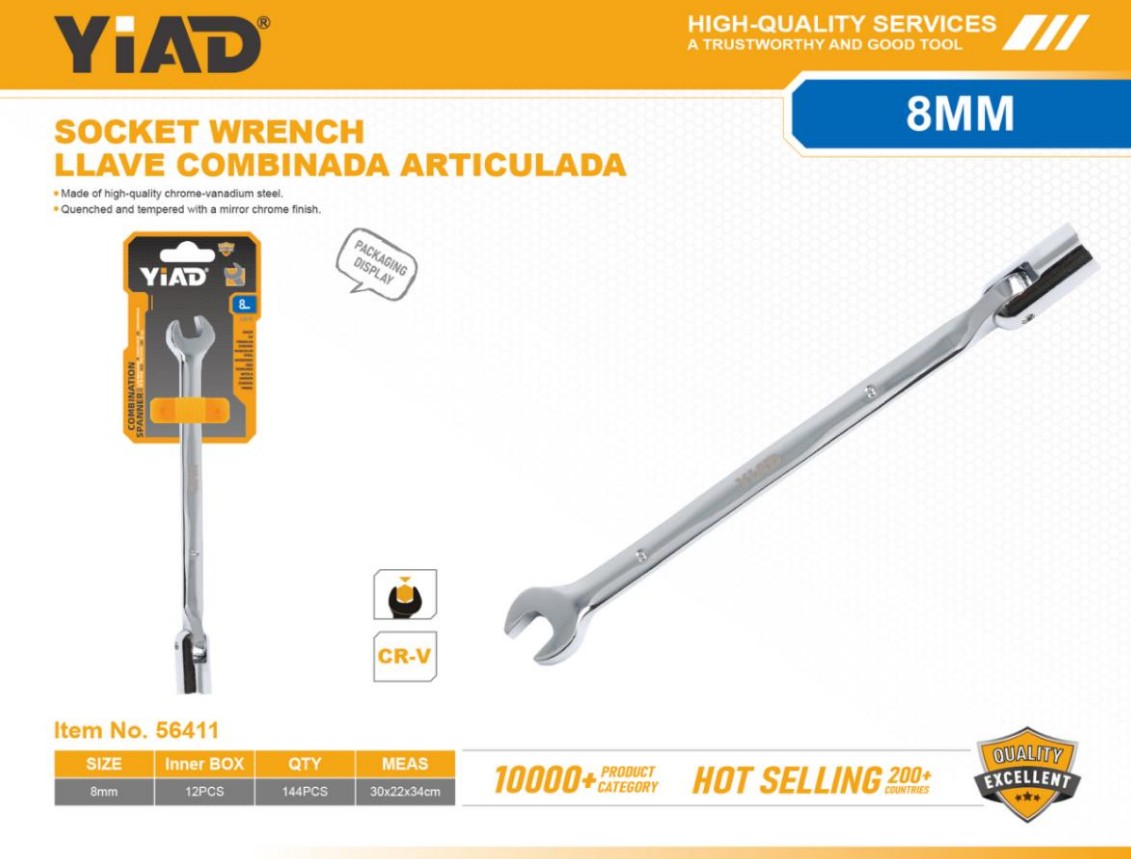 8MM Single-head Socket Wrench-Only Support Self-pickup, And The Free Shipping Price Is An Anti-auction Price