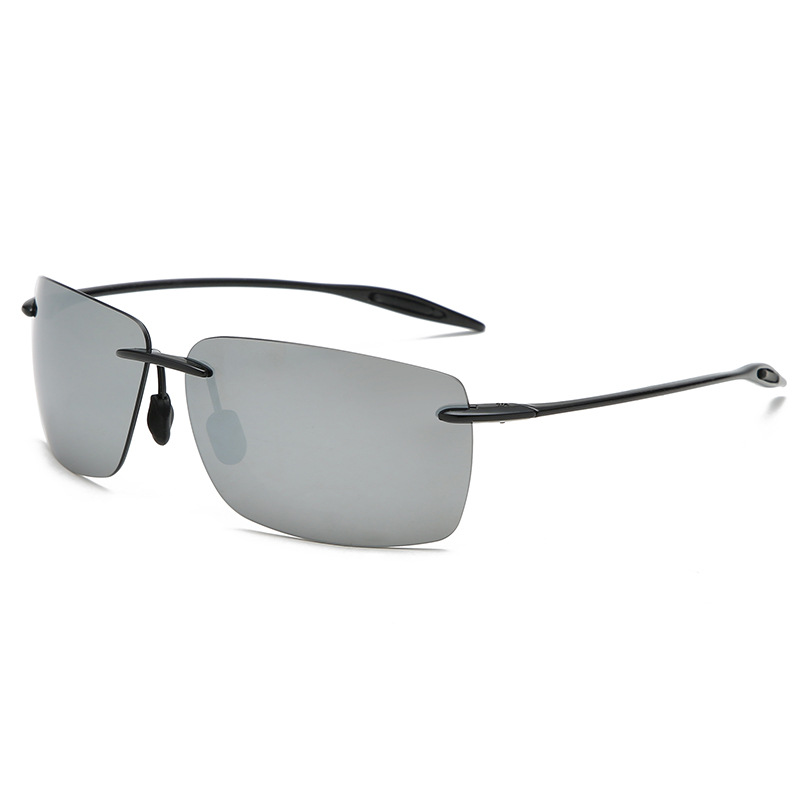 Title 3, Light Rimless TR90 Sunglasses For Men