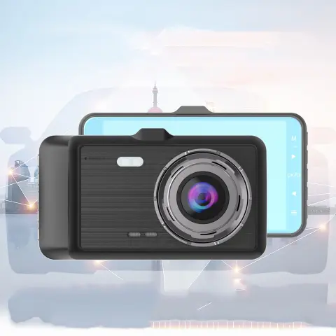 HD Dual-lens Driving Recorder with 4 Inch Screen