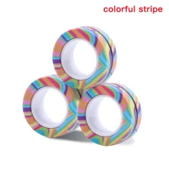 Anti-Stress Magnetic Rings Fidget Unzip Toy Magic RingTools - B Camouflage - View 1