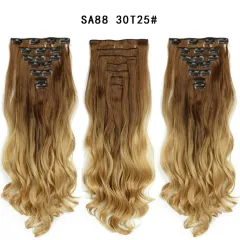 Long Curly Hair High Temperature Silk Curtain - Z - View 1