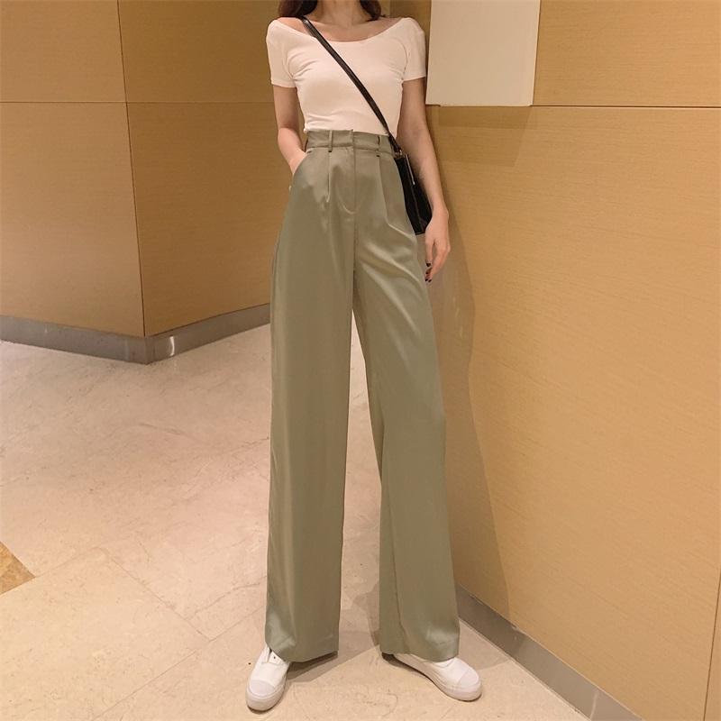 Title 5, Early Spring New Temperament Fashion Satin Drap...