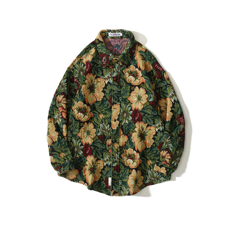 Loose Lazy Harbor Style Couple Shirt