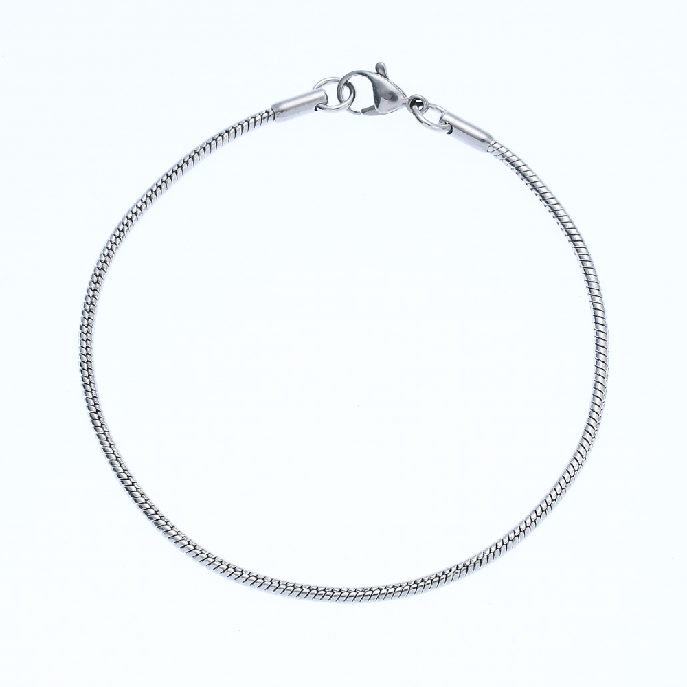 S925 Sterling Silver Bracelet Men's Trendy Korean Style Simple Student Niche Personality
