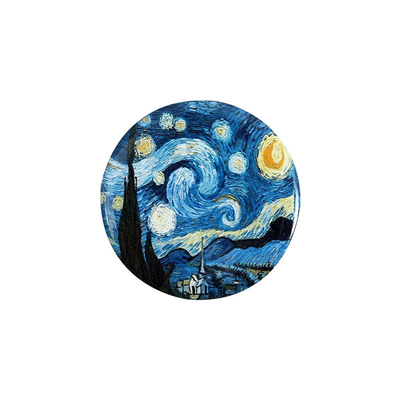 Title 15, Men and Women Oil Painting Badge Clothes Brooch...