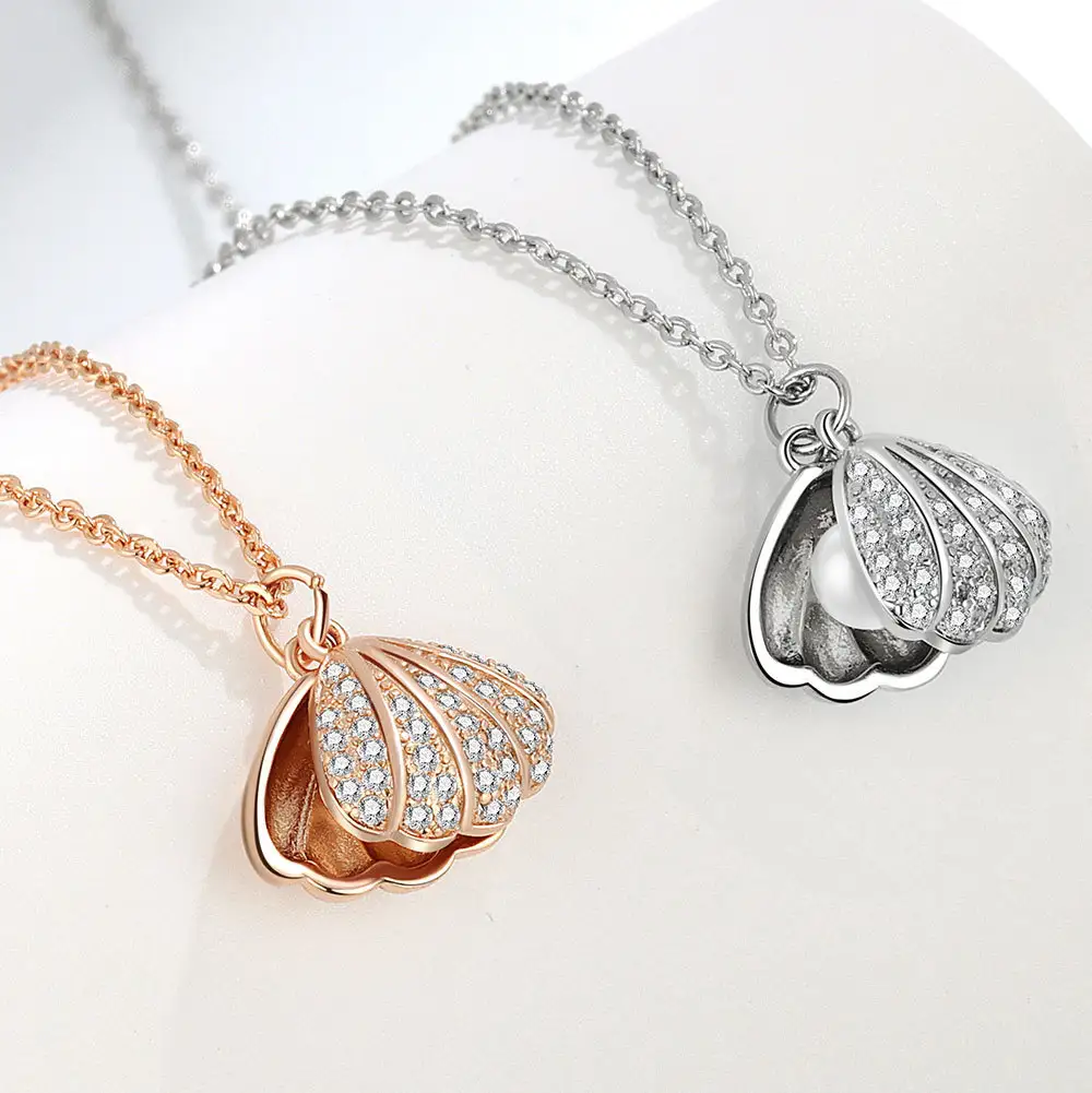 Shell-shaped Artificial Pearl Necklace
