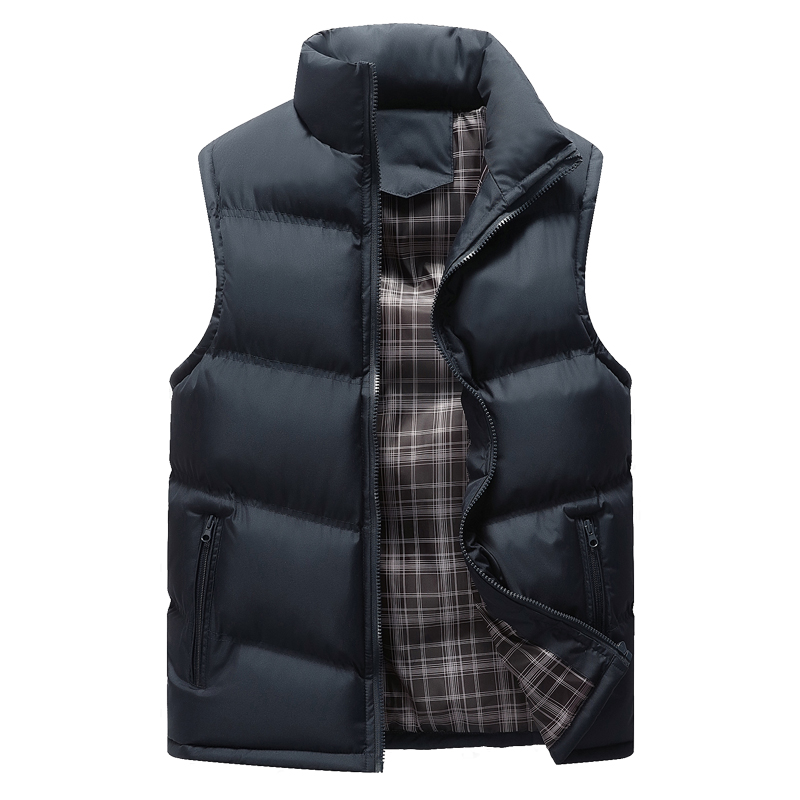 Men's Warm Down Quilted Vest Sleeveless Jacket Outwear - Treasure supply