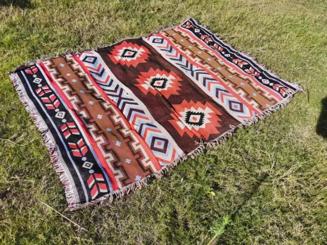 Creative Printed Woven Picnic Blanket Kilim - Shop at LoveMi