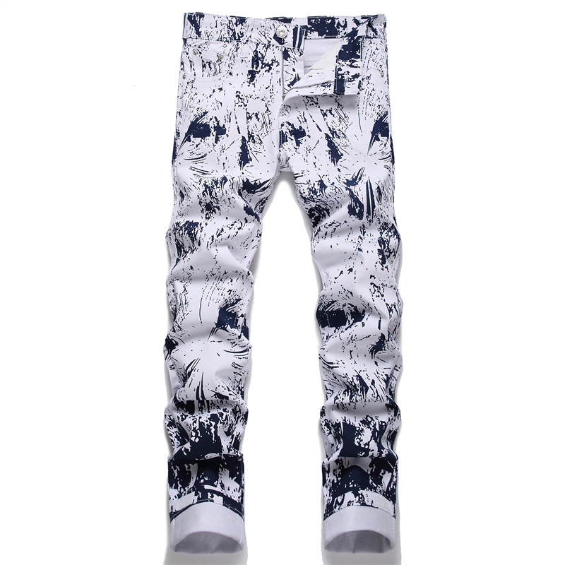 Title 6, Mens Jeans Digital Printed Cotton Trousers, co...