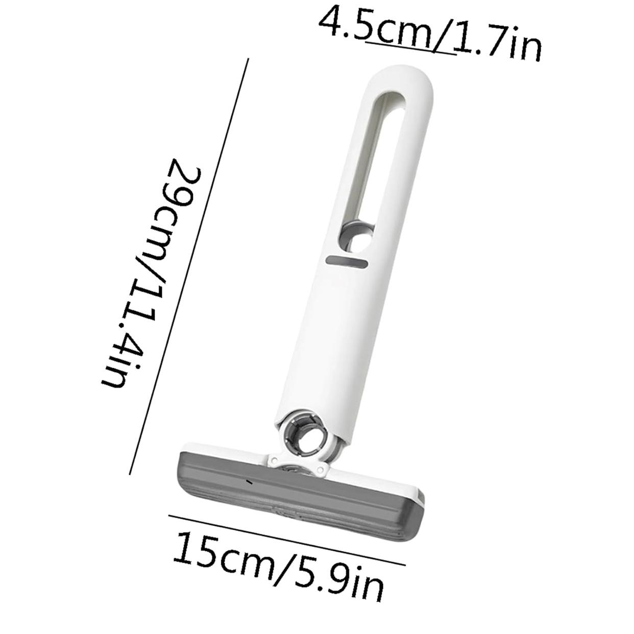 Mini Desktop Household Hands free Rotating Cleaning Mop Suitable For Bathroom And Kitchen 1Pc - Shop at LoveMi