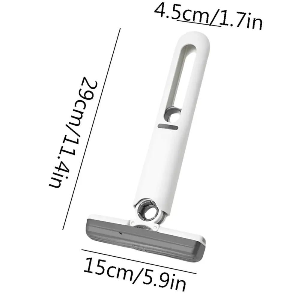 Mini Desktop Household Hands-free Rotating Cleaning Mop Suitable For Bathroom And Kitchen - 1Pc