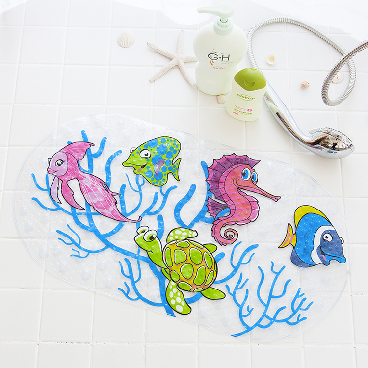 Title 3, Shower Room Floor Mat Bathtub Children Cartoon ...