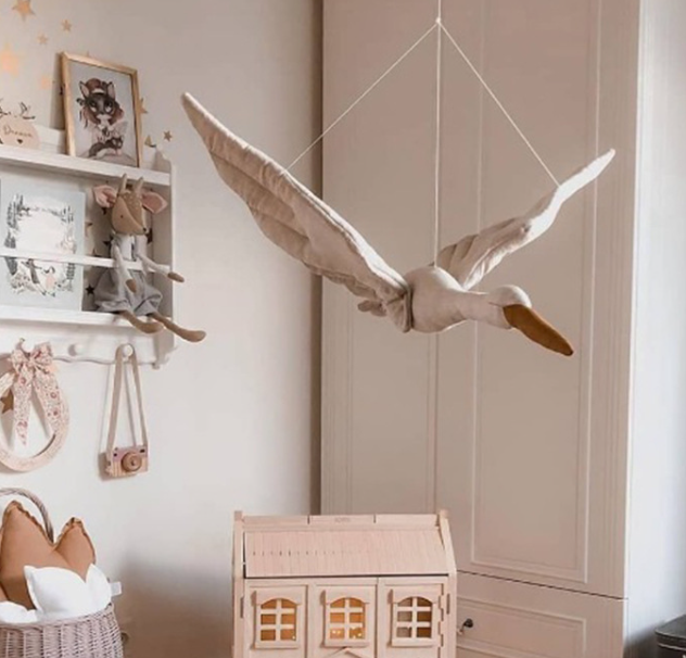 Plush Swan Wall Hanging, picture 3 of 6