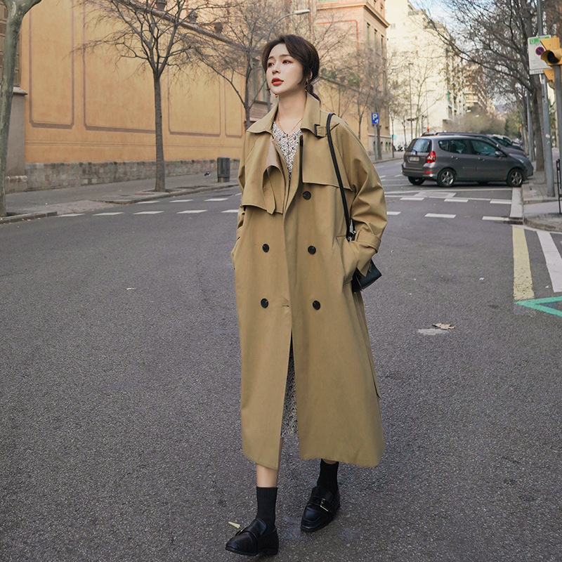 Off white Windbreaker Women's Mid length Khaki - Shop at LoveMi