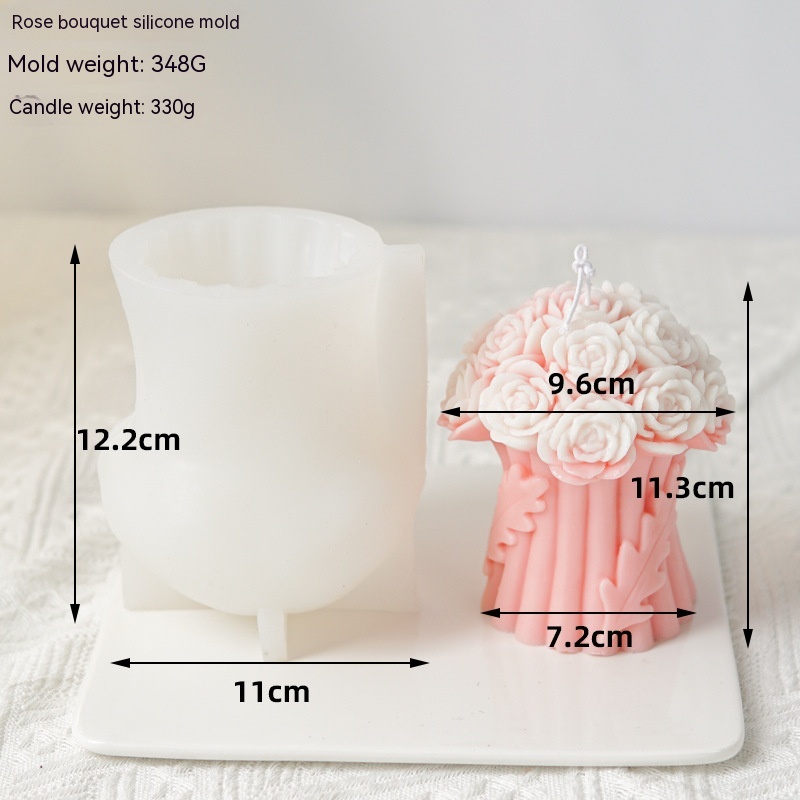 Bridal Bouquet Rose Mold DIY - 6