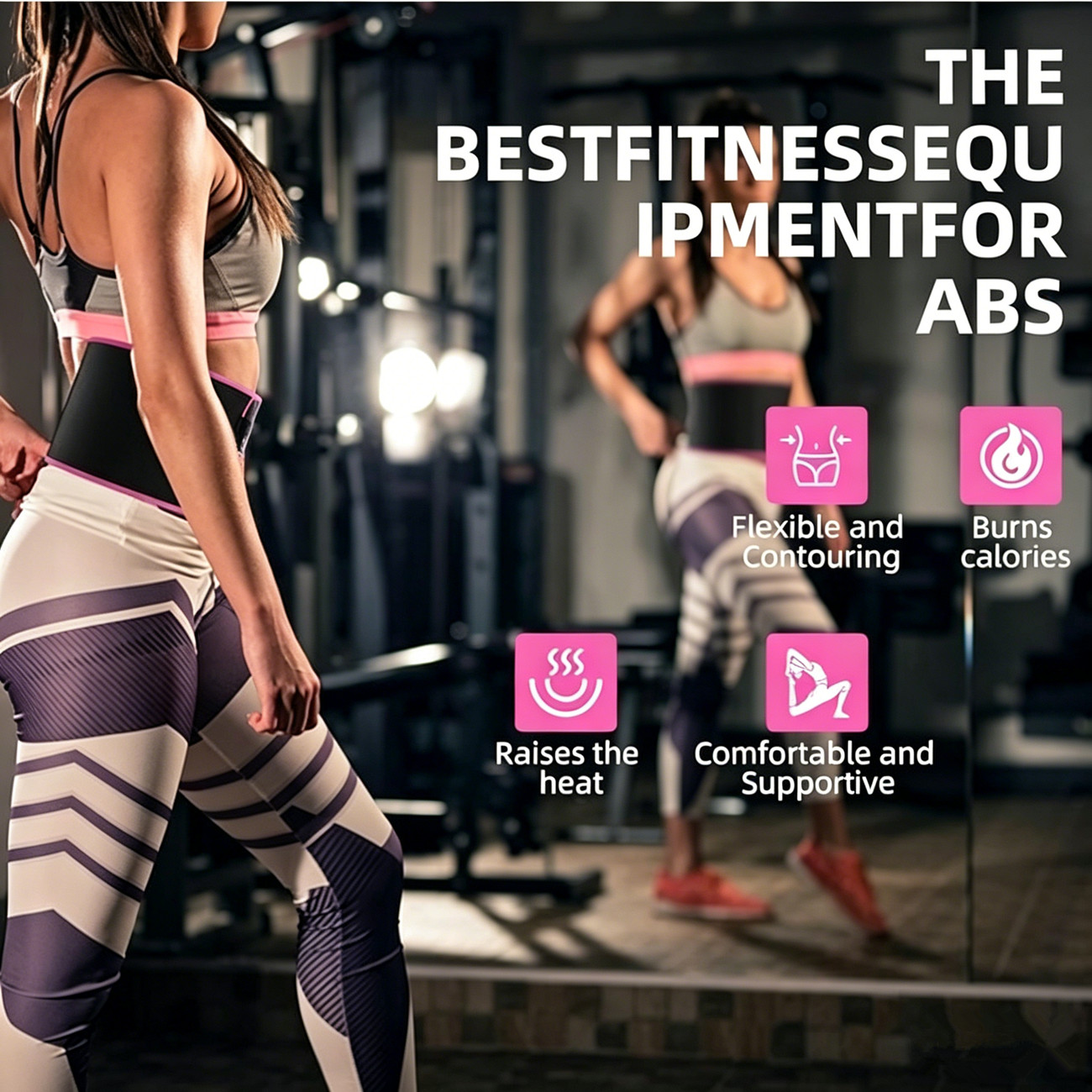 Sweat & Slim Waist Trimmer Belt - Reduce Tummy Size & Burn Fat Effectively — image 9