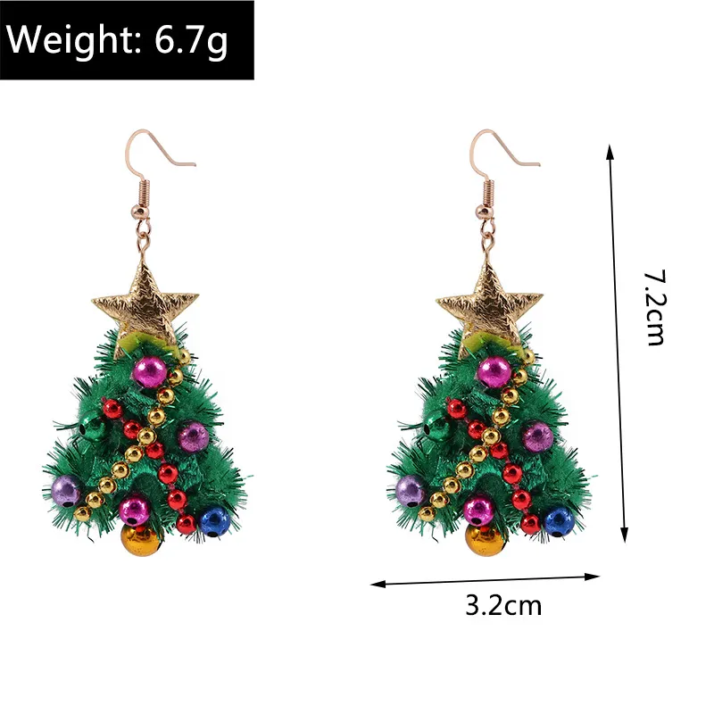 New Christmas Tree Earrings Felt Earrings – image 10