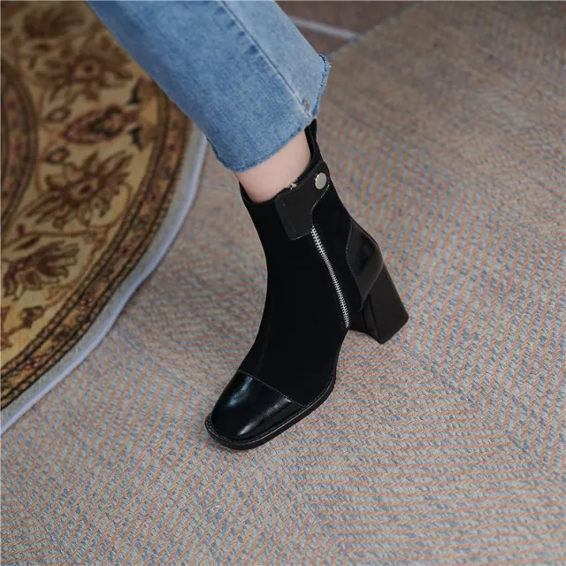 Fashion High Heel Martin Boots Fashion Black - Shop at LoveMi