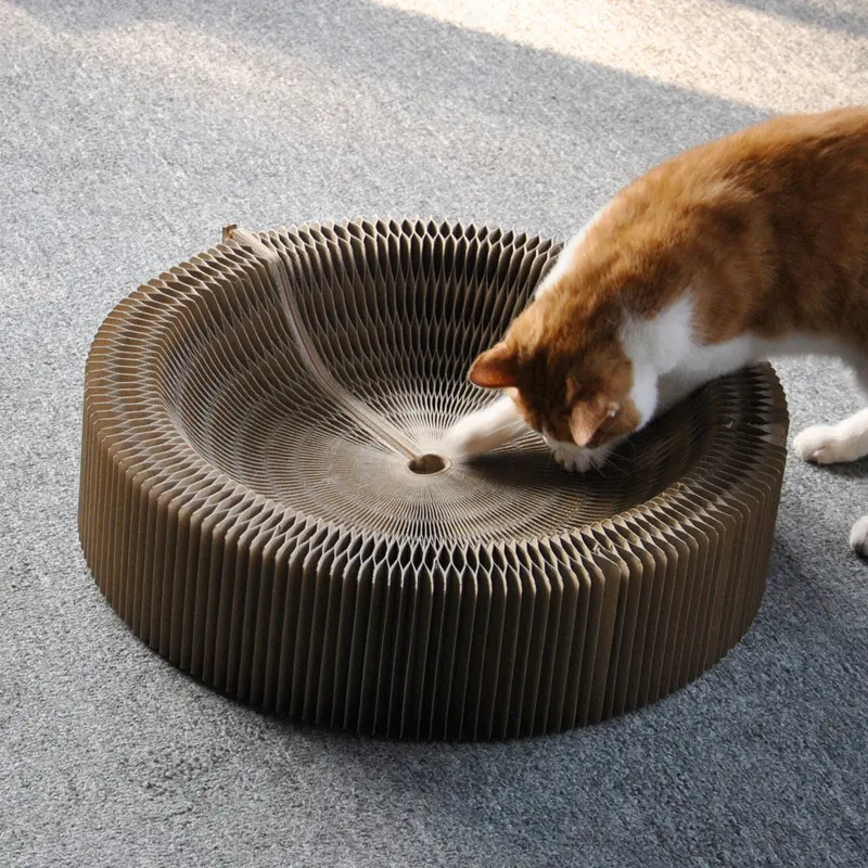 Corrugated Scratching Board Organ Nest Foldable Large Cat Toy
