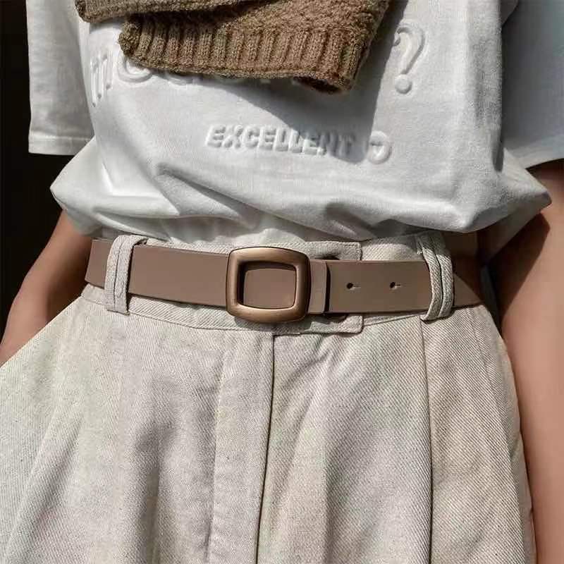 Title 4, Fashion Casual Ladies Belt With Removable Squar...