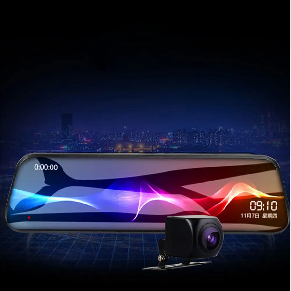 Streaming Dashcam HD Rearview Mirror Dual Lens