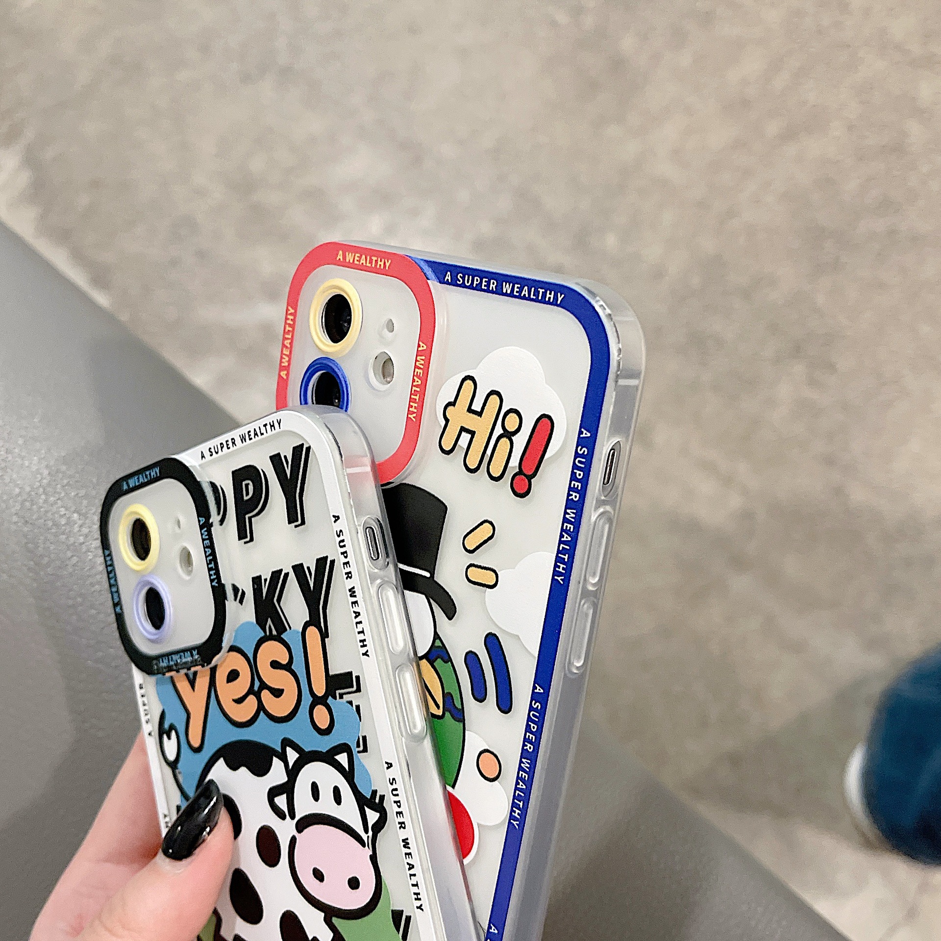 Cartoon Cute Pet Lanyard TPU Phone Case - Image 5