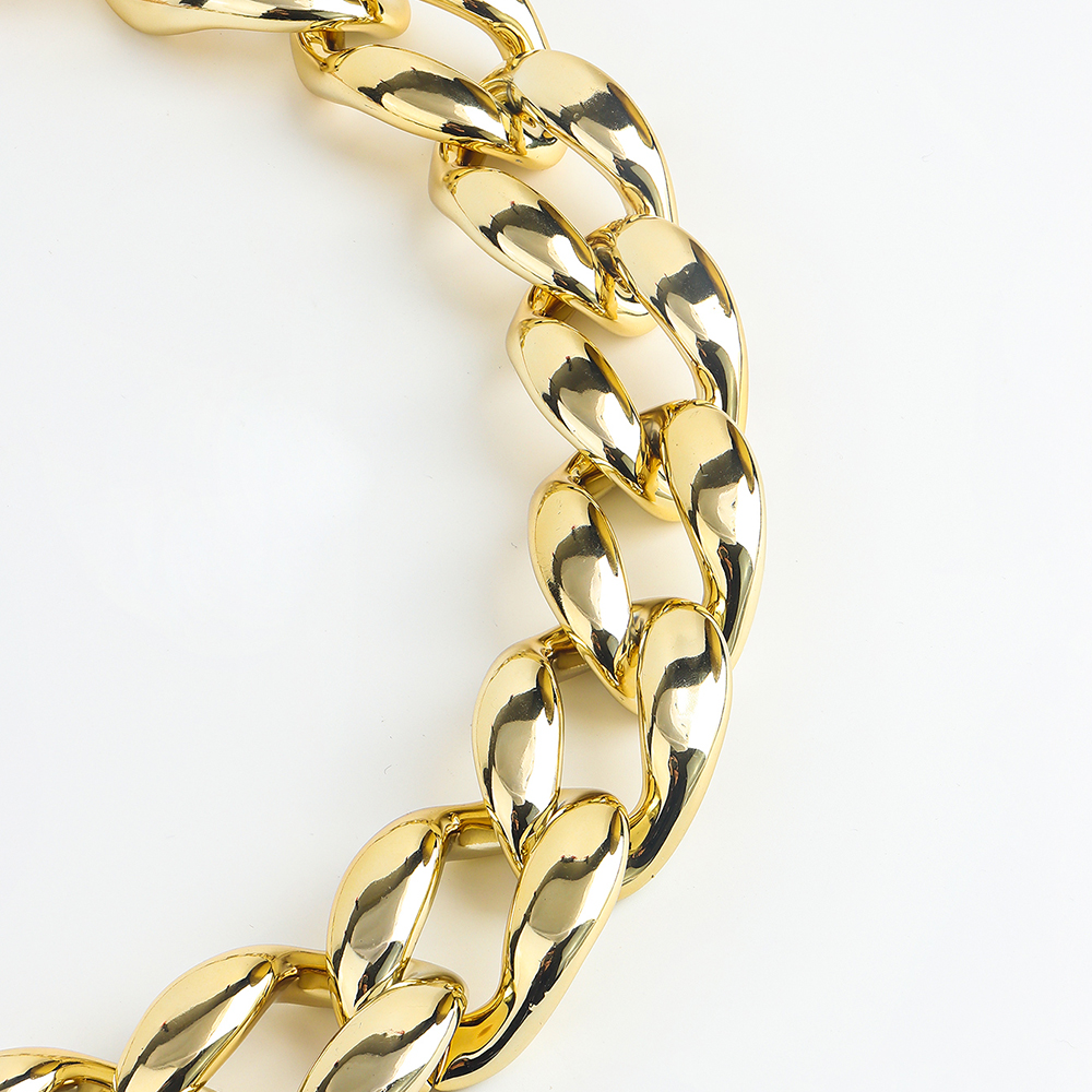 Gold Metal Cutout Women's Waist Chain Personalized Body Chain Single Sexy Cuban With Dress Accessories