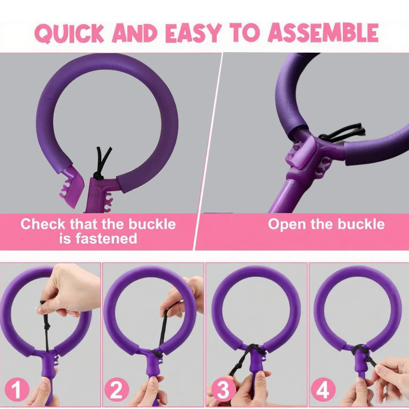 Foldable Ankle Ring Skip Jumping Swing Ball Kids Play Fitness Bouncing Yellow — image 8