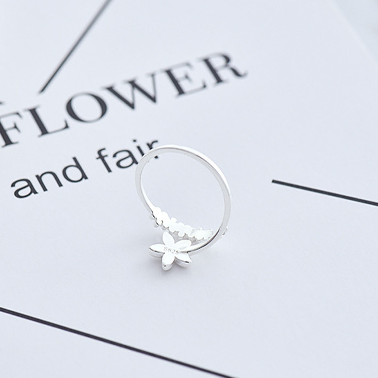 زهرة الغابة الصغيرة - خاتم مؤشر البنات بتصميم مشهور على الإنترنت