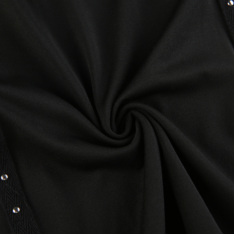 Fashion Dark Print Mesh Hollow Hip Skirt