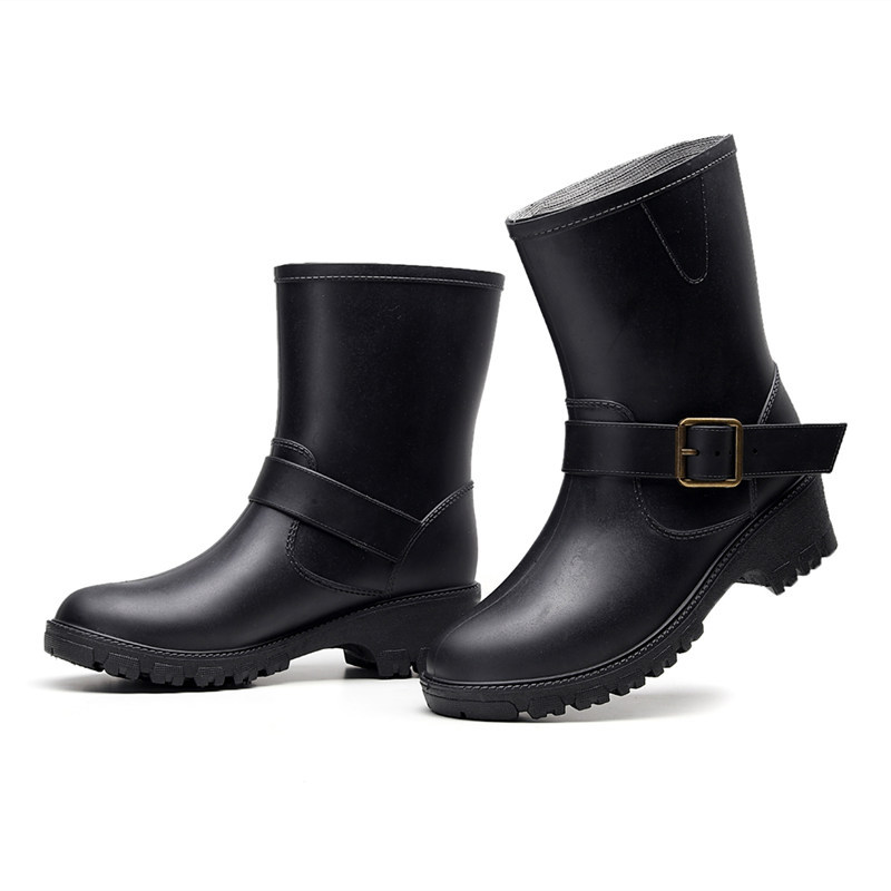 Title 3, Ladies Rain Boots Rubber Middle Tube Motorcycle...