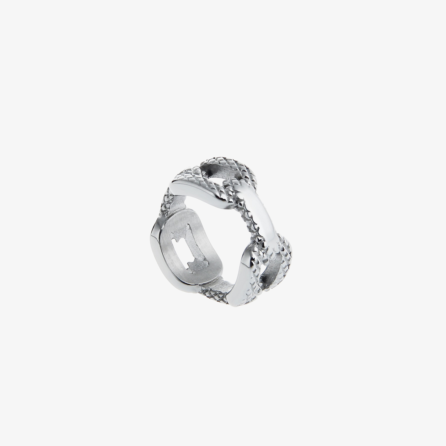 Title 4, Diamond Chain Splicing Ring with Metallic Feel....