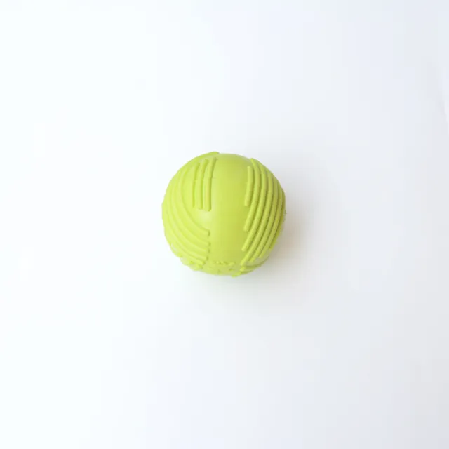Dog Sound Ball TPR Teeth Grinding And Biting Toy Supplies Yellow - Shop at LoveMi