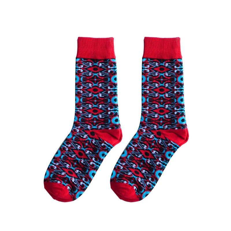 Title 7, Dragon Phoenix Crane Pattern Fashion Socks